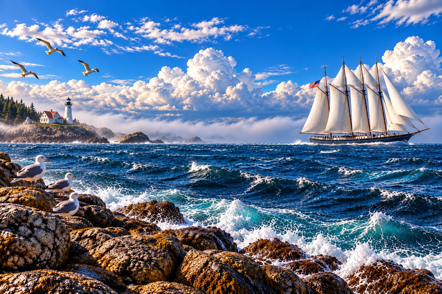 Massachusetts Schooner