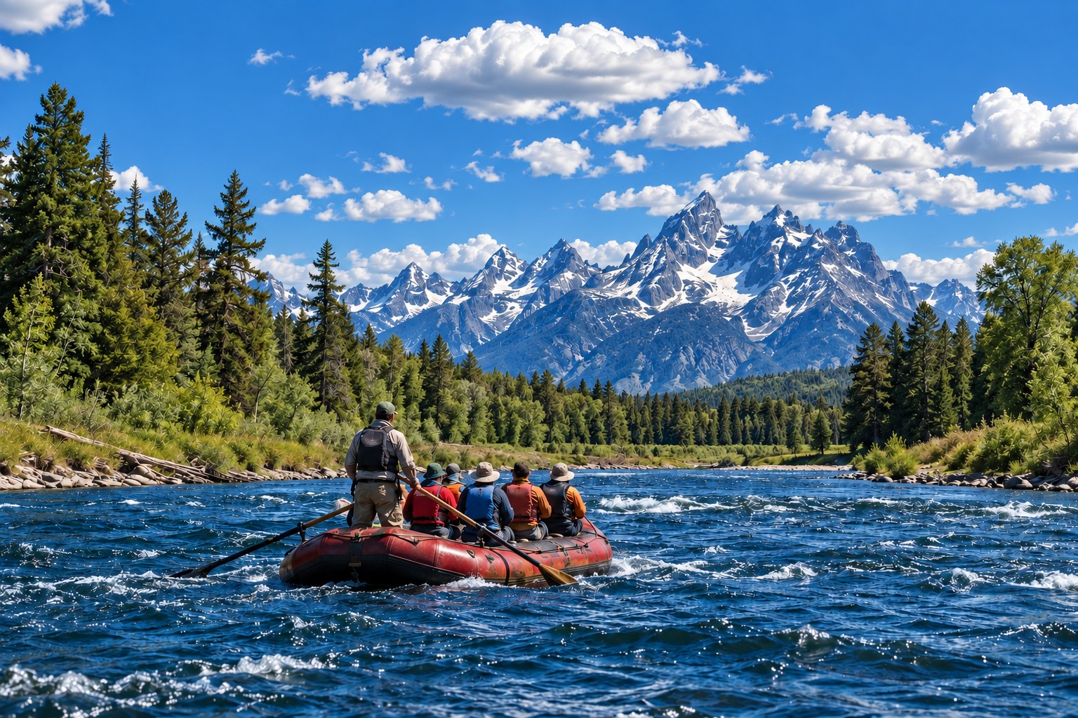 Wyoming Grand Teton Rafting