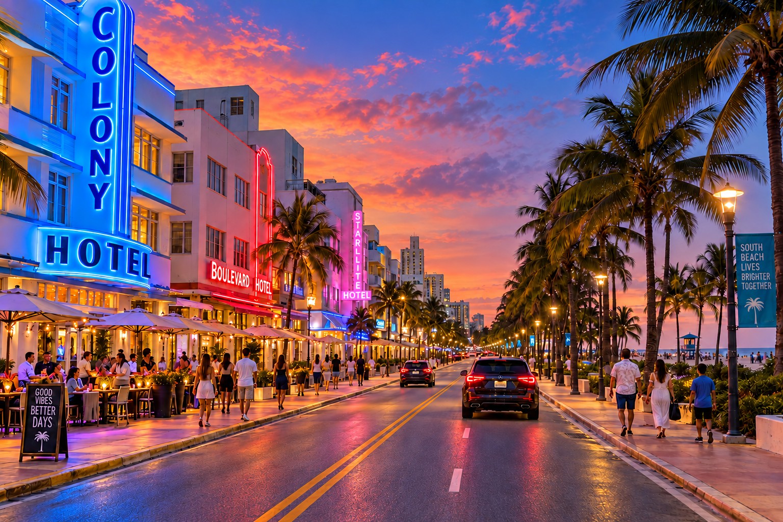South Beach in Miami Florida