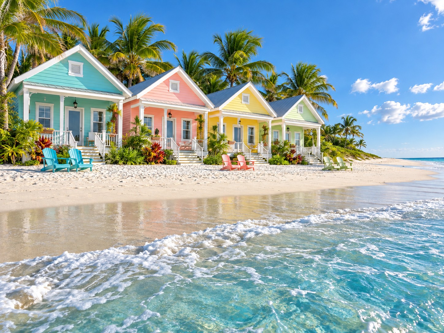 Four Tropical Beach Houses