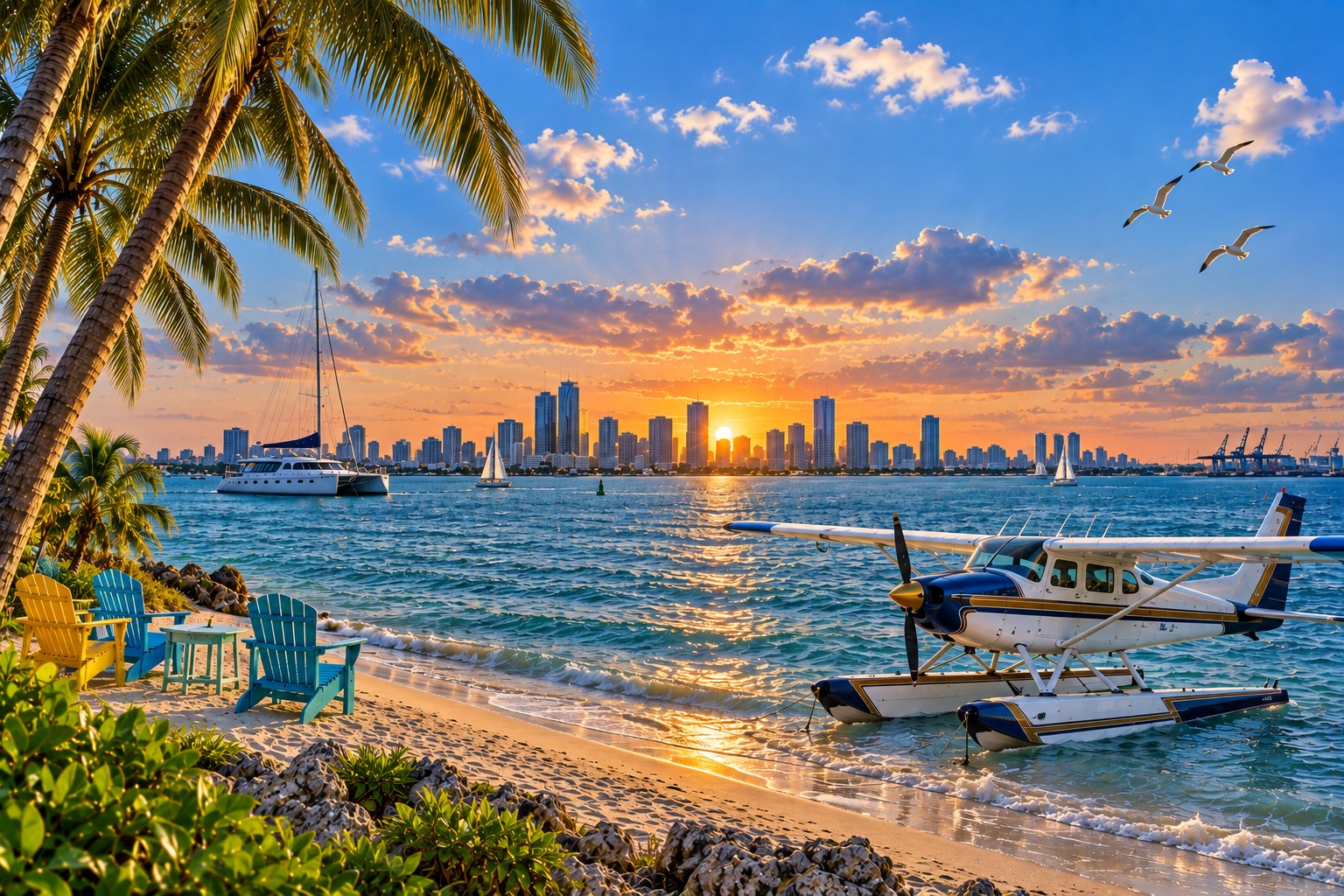 Miami Skyline - Rickenbacker