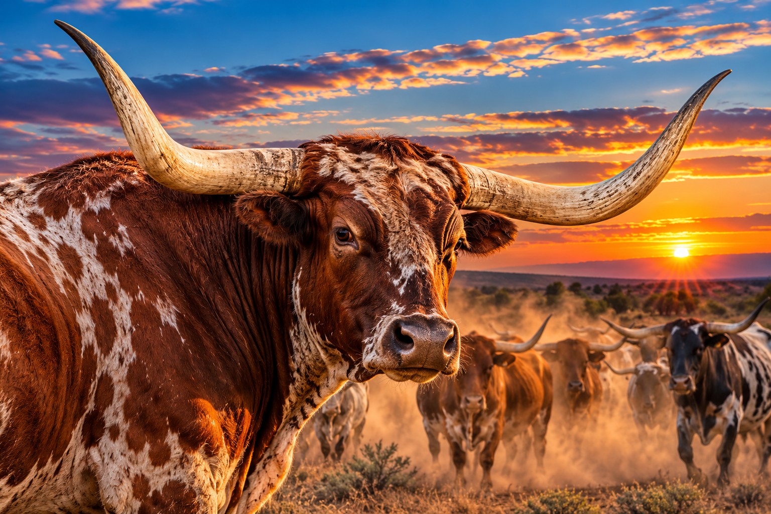 Longhorn in Texas