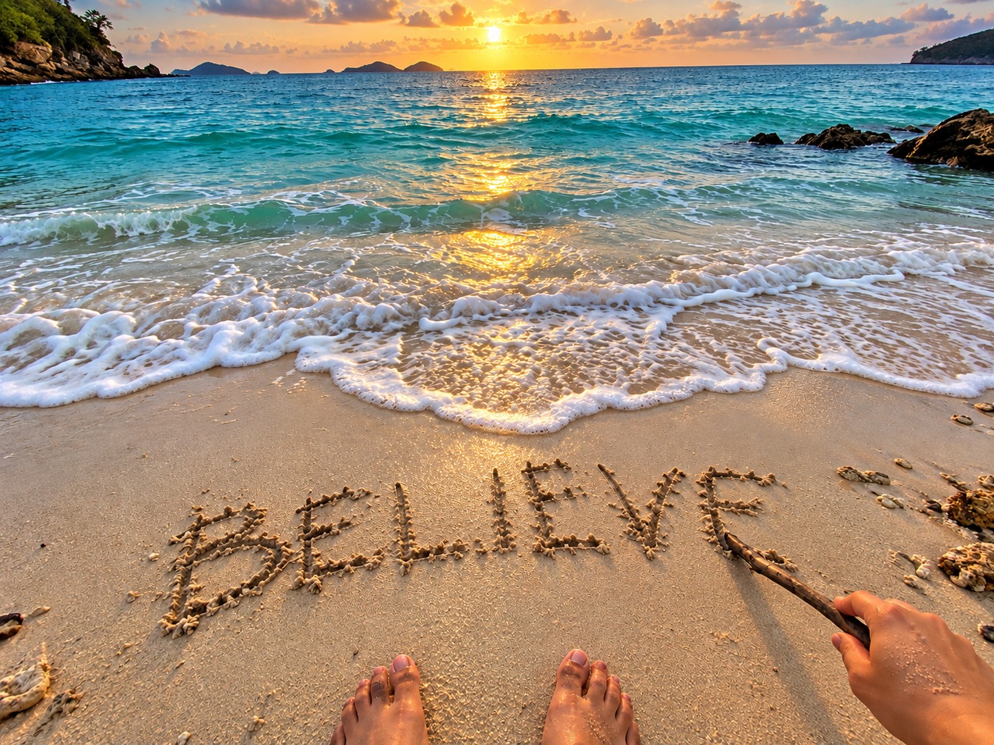 Believe in the Sunset