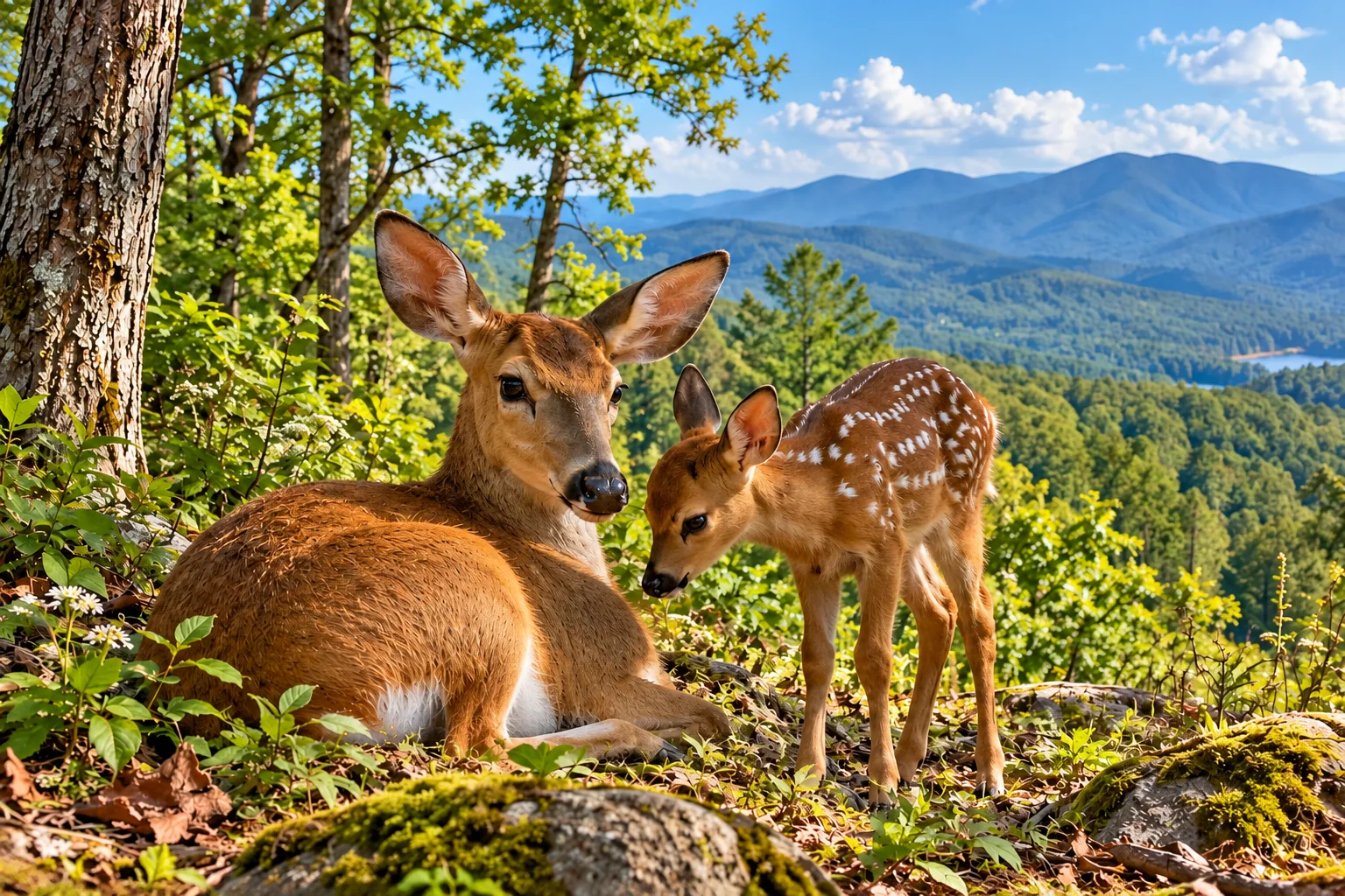 Doe and Fawn