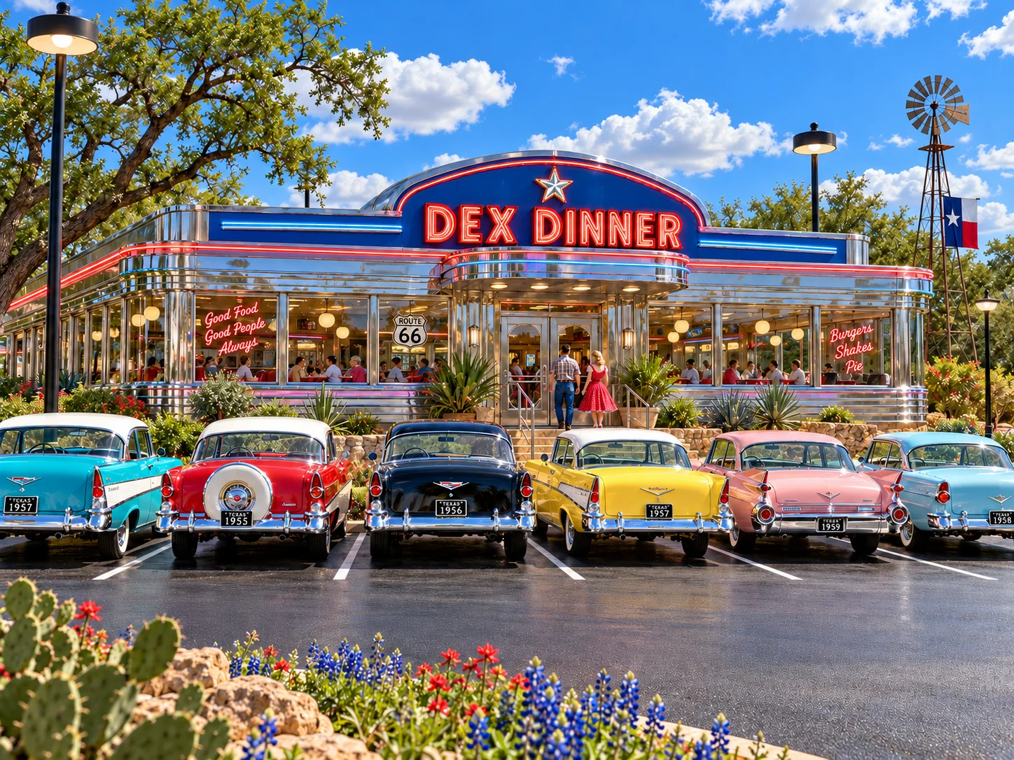 1950 Vintage Diner