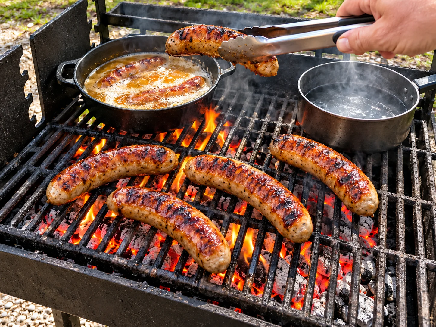 Cooking Bratwurst